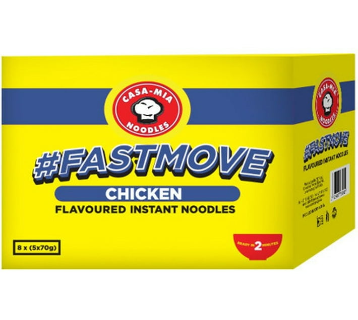 Casa-mia Fastmove Fastmove 2-Minute Noodles Chicken 1x70g Packs Instant Noodles Non-vegetarian (1 x 70 g)