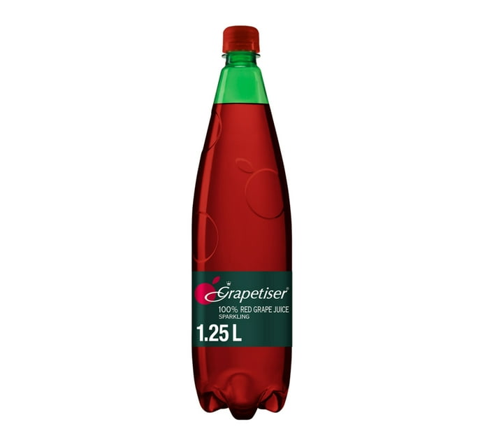 Grapetiser Sparkling Fruit Juice Red Grape