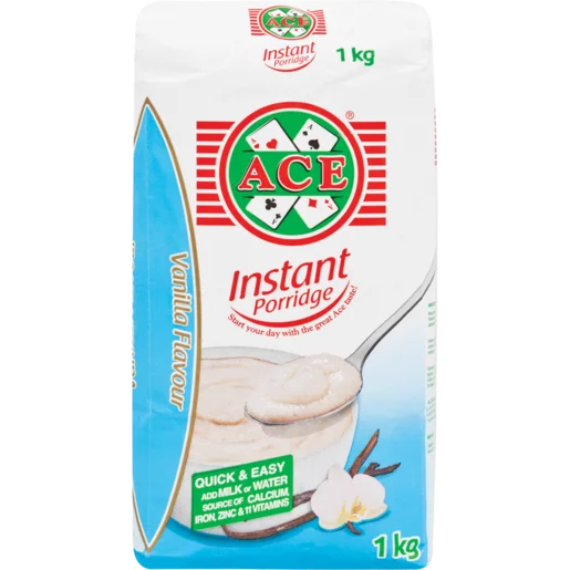 ACE Vanilla Flavoured Instant Porridge 1kg