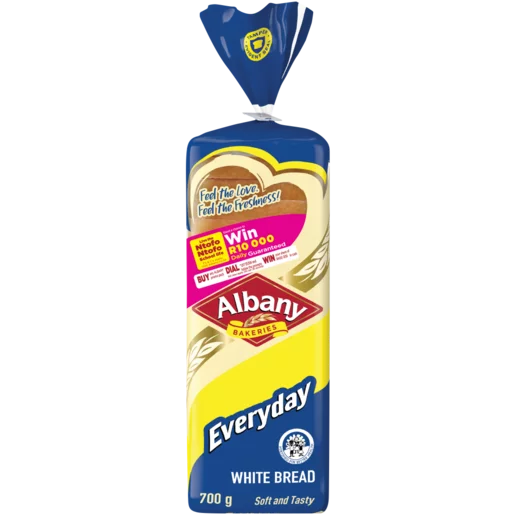 Albany Everyday Sliced White Bread Loaf 700g