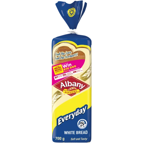 Albany Everyday Sliced White Bread Loaf 700g