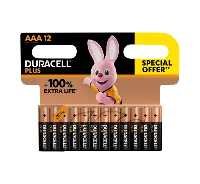 Duracell Plus Power Aaa 12 Pack