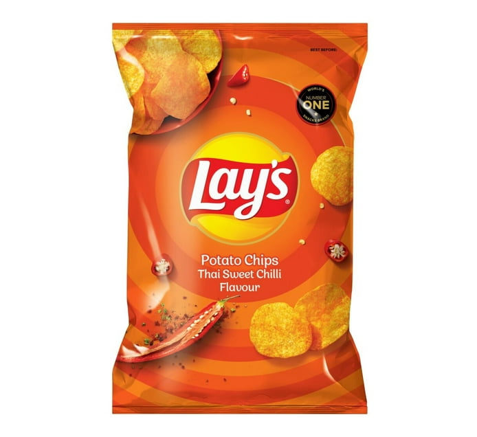 Lay's Potato Chips Thai Swt Chilli (1 x 120g)