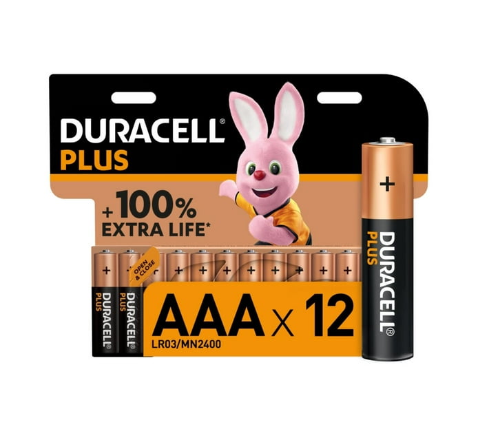 Duracell Plus Power Aaa 12 Pack