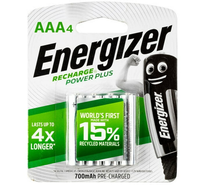 Energizer AAA - Recharge - 700MAH Lithium Battery (Pack of 4)
