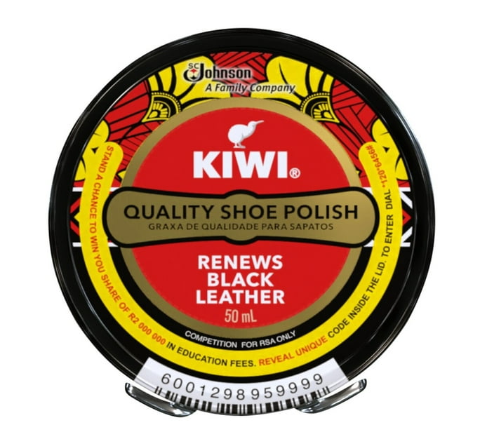 Kiwi Shoe Polish Blk (1 x 50 ml)