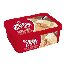 OLA Rich 'n Creamy Chocolate, Vanilla & Caramel Flavoured Ice Cream