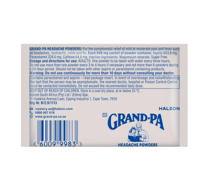 Grand-pa Headache Powders Sachet (1's)