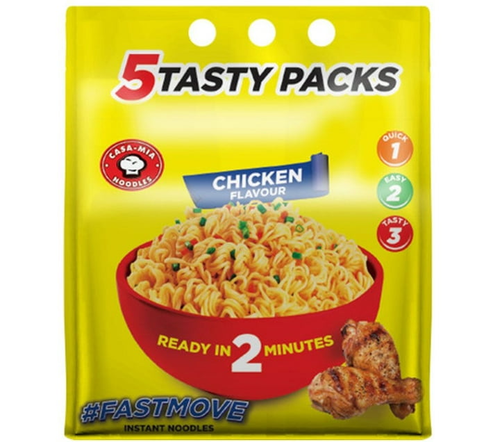 Casa-mia Fastmove Fastmove 2-Minute Noodles Chicken 1x70g Packs Instant Noodles Non-vegetarian (1 x 70 g)