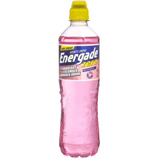 Energade Zero Strawberry & Cucumber Flavoured Sports Drink 500ml