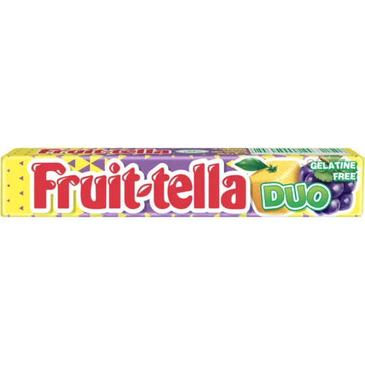 Fruit-tella Duo Grape & Lemon Sweets 38g