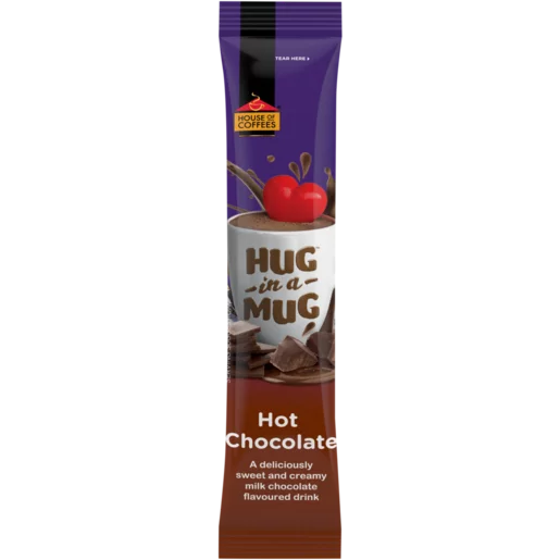 House of Coffees HUG in a MUG Brown Hot Chocolate 25g