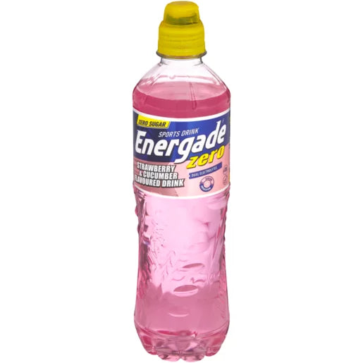 Energade Zero Strawberry & Cucumber Flavoured Sports Drink 500ml