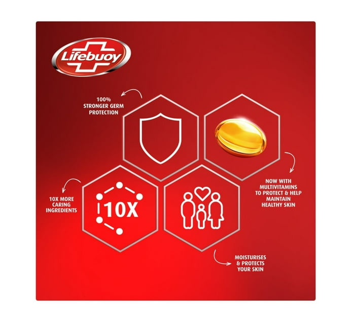Lifebuoy Bath Soap Moisture Plus (1 x 175g)