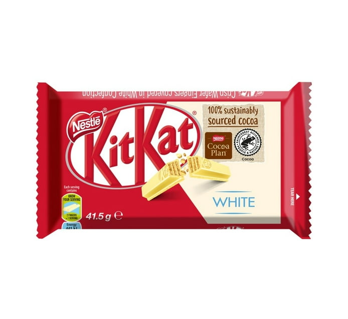 Nestle Kit Kat 4 Finger White (1 x 41.5g)