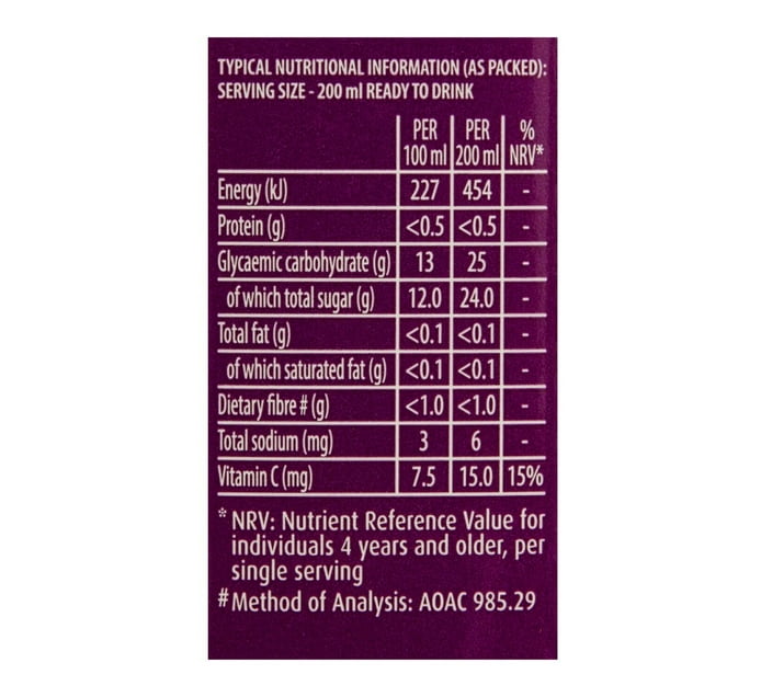 Liqui Fruit Fruit Juice Red Grape (1 x 1l)